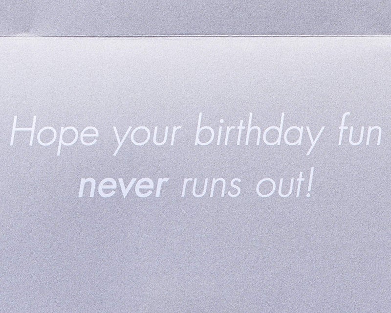 Papyrus Birthday Card for Him (Fun Never Runs Out) - Image 3